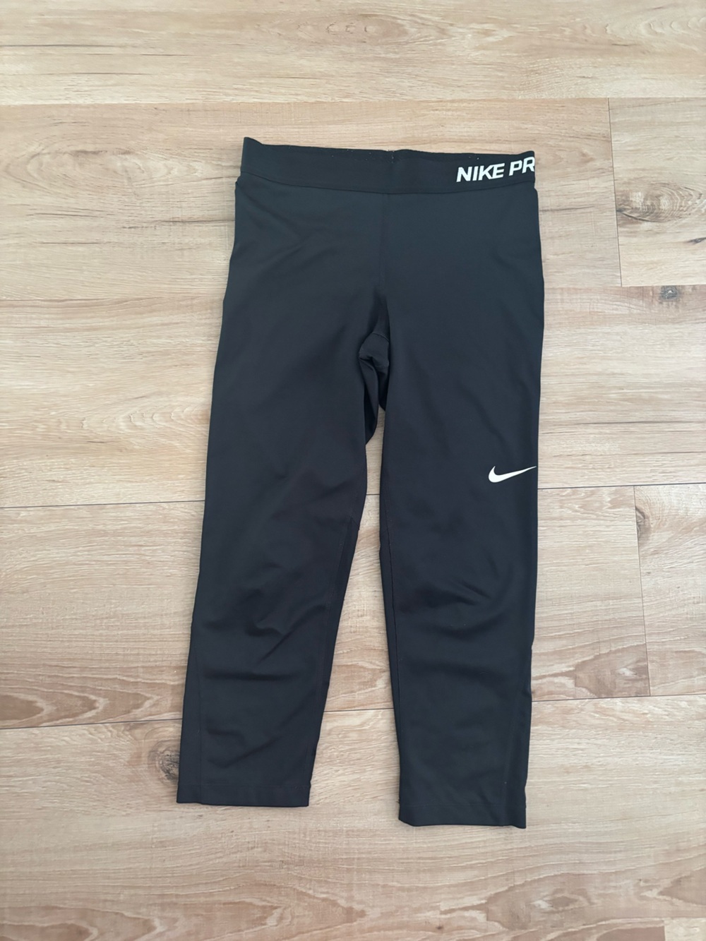 3 for $15😍 Nike Pro Black Leggings Dri-fit with White Swoosh